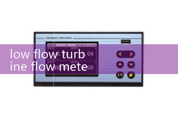 low flow turbine flow meter ml/min